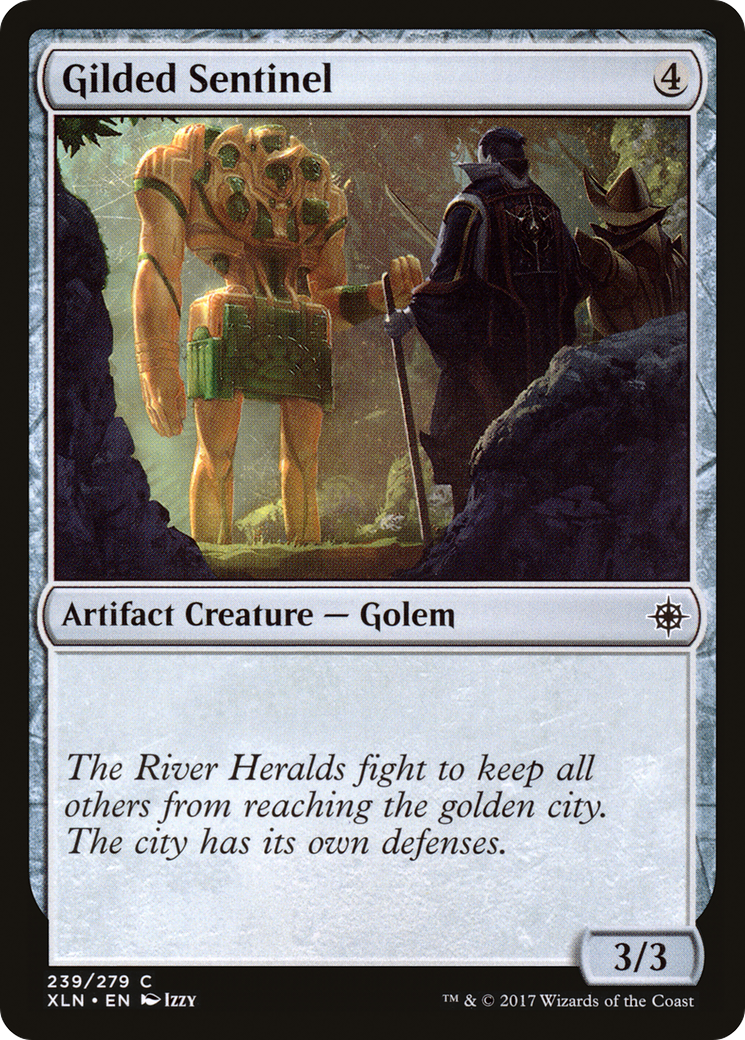 Gilded Sentinel (XLN) 239 - WZRD TCG