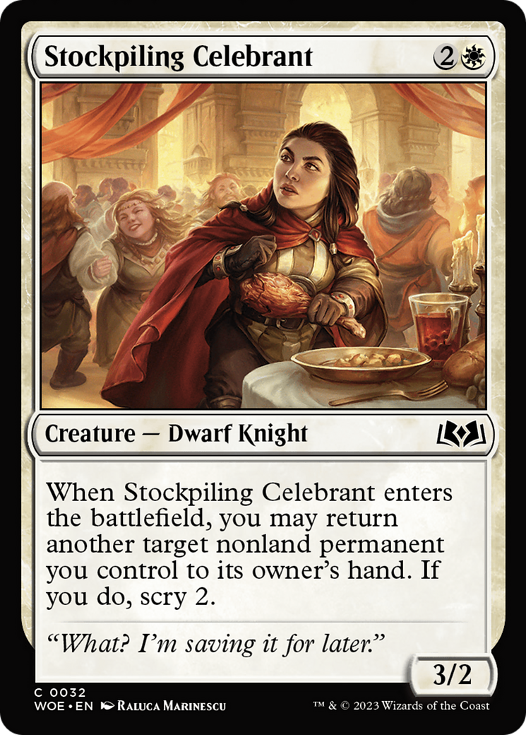 Stockpiling Celebrant (WOE) 32 - WZRD TCG