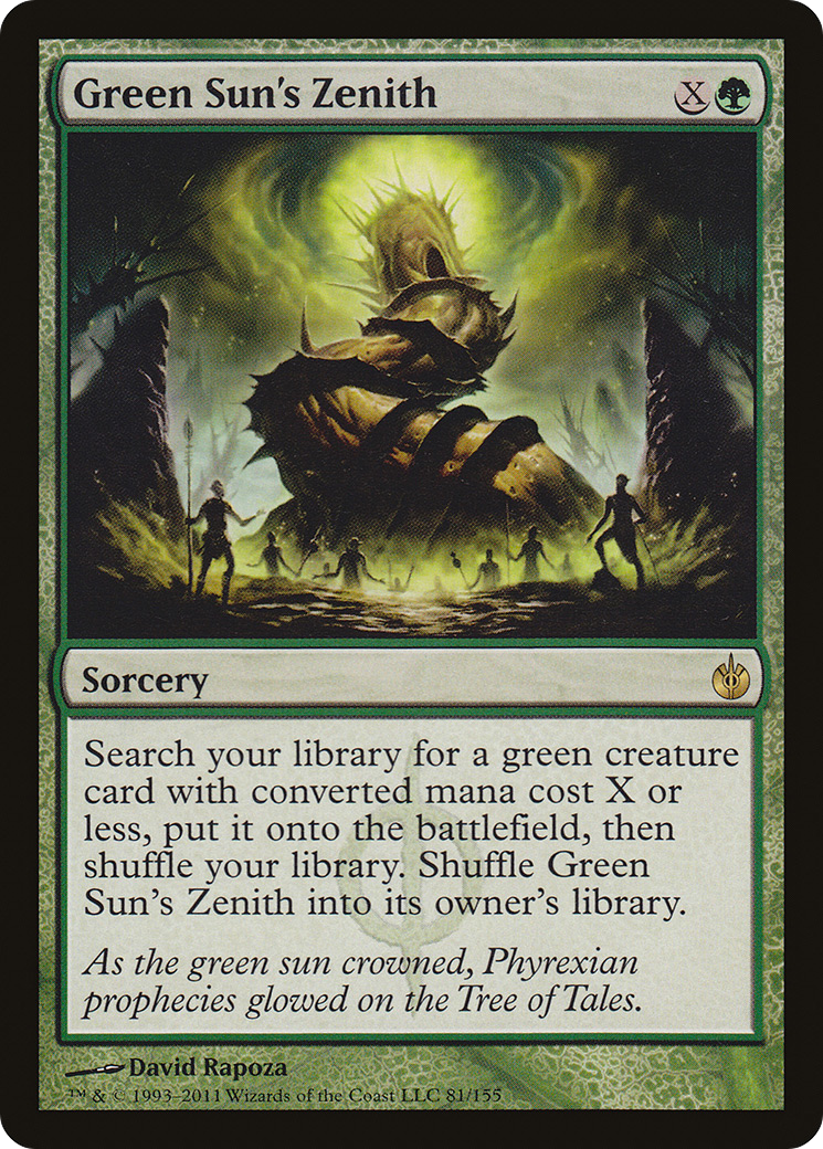 Green Sun's Zenith (MBS) 81