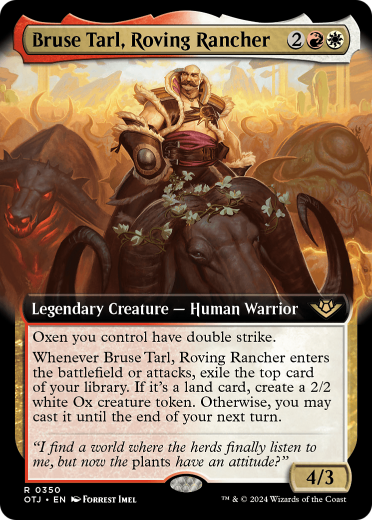 Bruse Tarl, Roving Rancher (OTJ) 350 - WZRD TCG