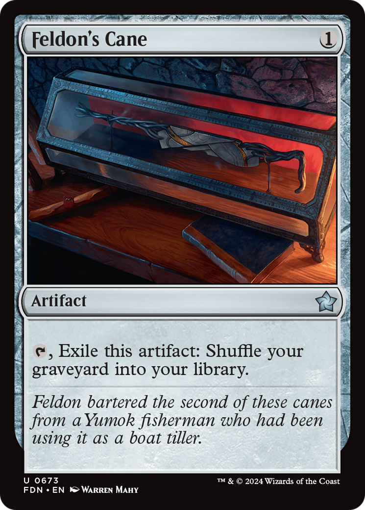 Feldon's Cane (FDN) 673 - WZRD TCG