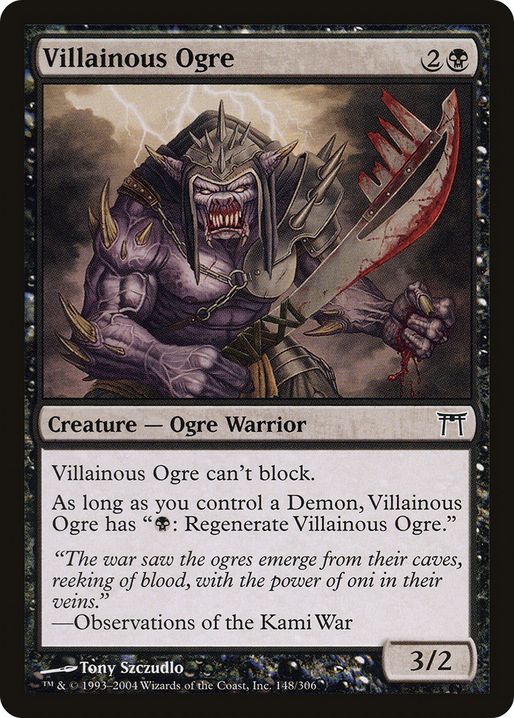Villainous Ogre (CHK) 148 - WZRD TCG