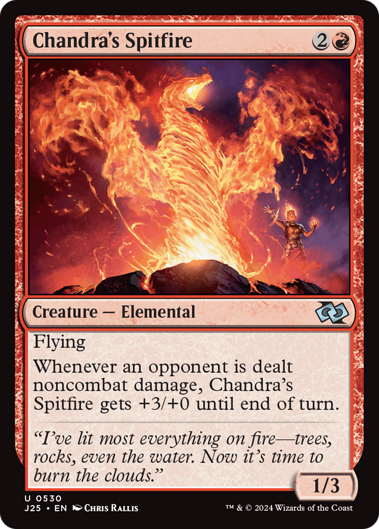 Chandra's Spitfire (J25) 530 - WZRD TCG