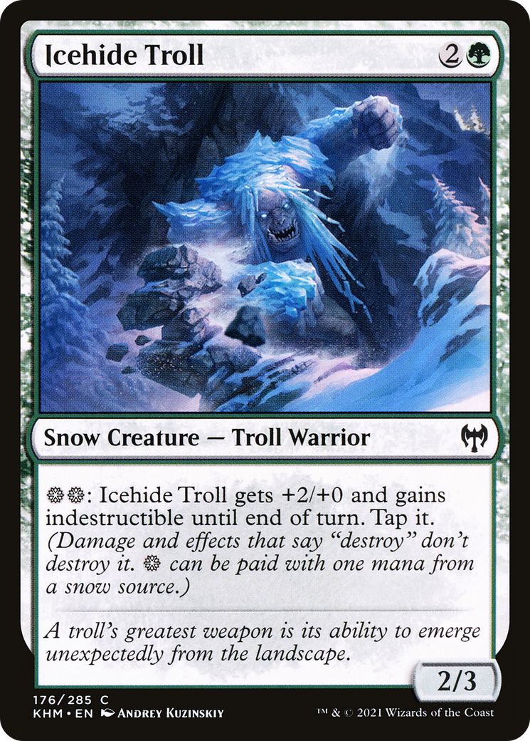 Icehide Troll (KHM) 176 - WZRD TCG