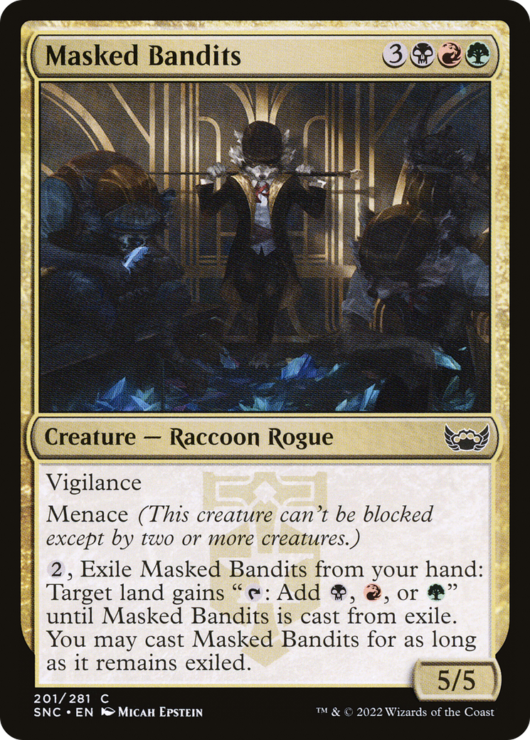Masked Bandits (SNC) 201 - WZRD TCG