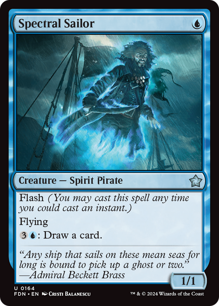 Spectral Sailor (FDN) 164 - WZRD TCG
