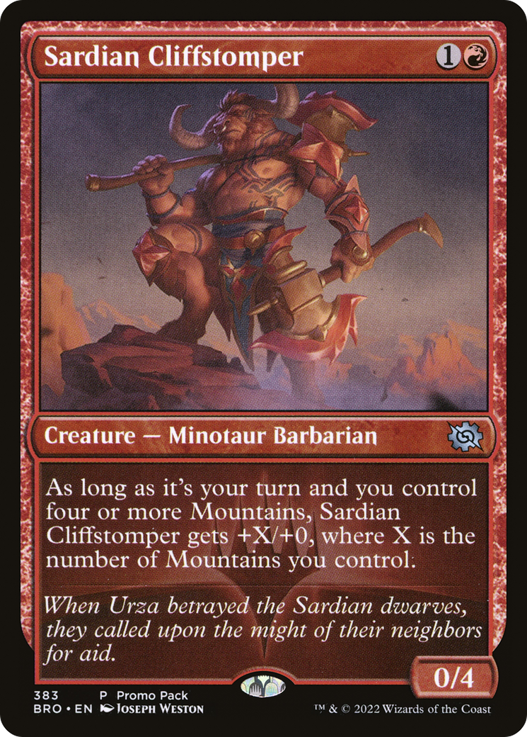 Sardian Cliffstomper (BRO) 383