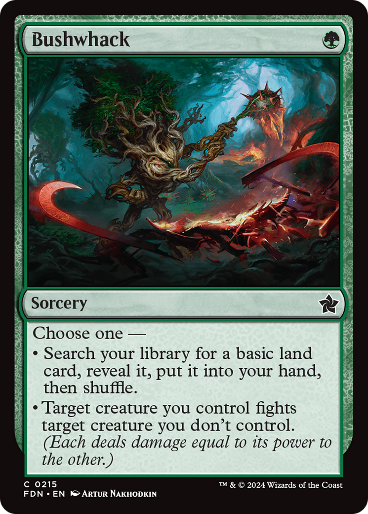 Bushwhack (FDN) 215 - WZRD TCG