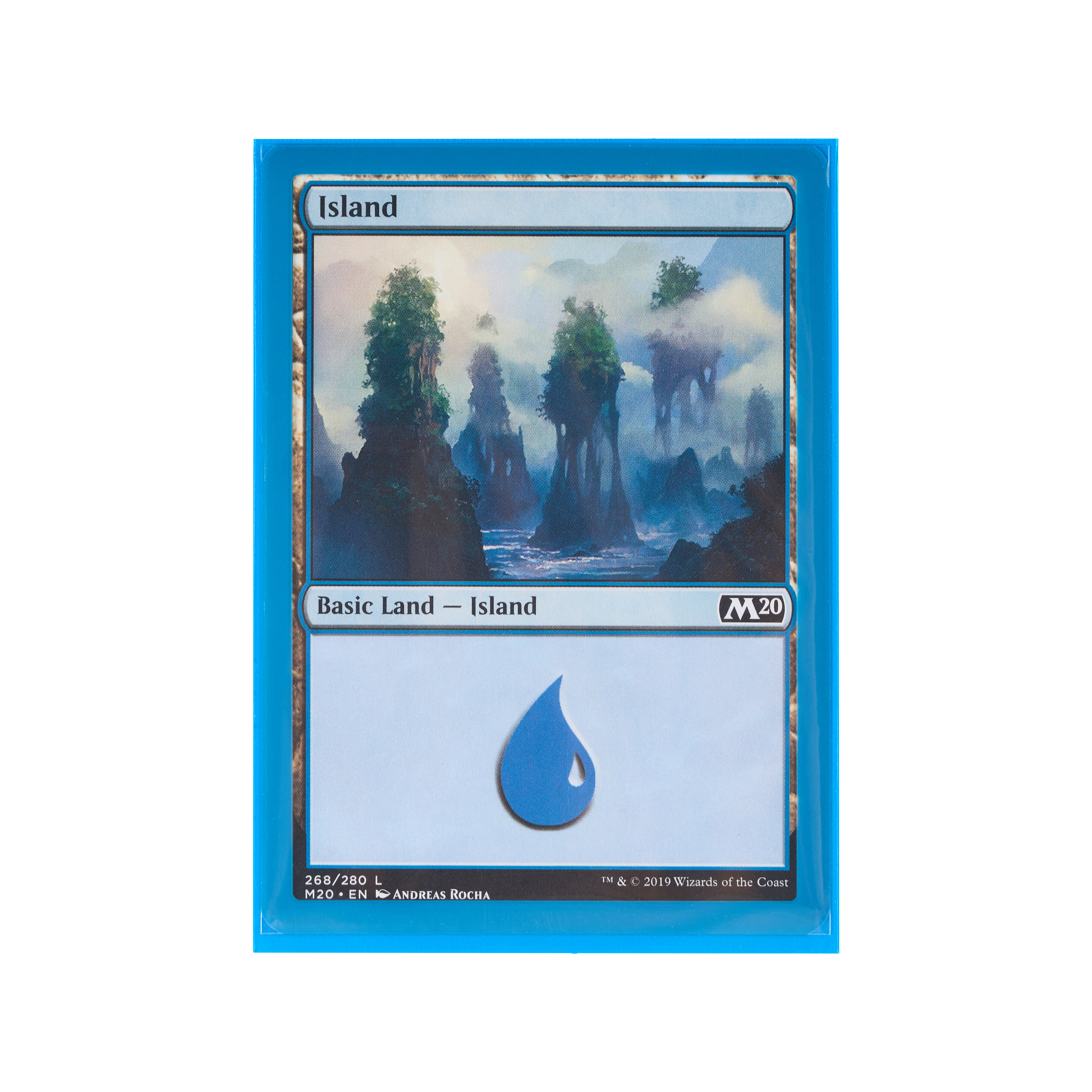 Arcane Fortress Synergy Bordered Inner Sleeves - Blue