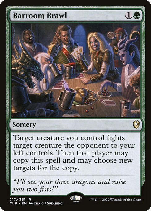 Barroom Brawl front