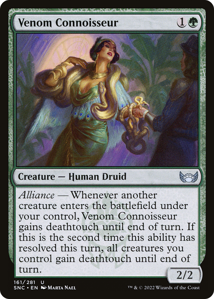 Venom Connoisseur (SNC) 161 - WZRD TCG