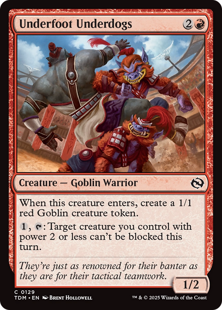 Underfoot Underdogs (TDM) 129 - WZRD TCG