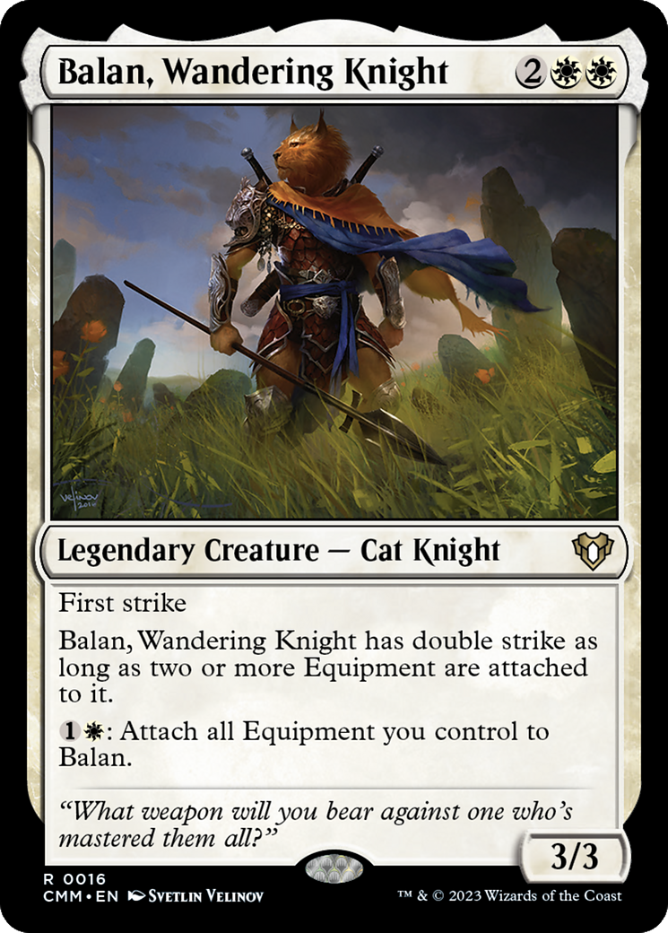 Balan, Wandering Knight (CMM) 16 - WZRD TCG