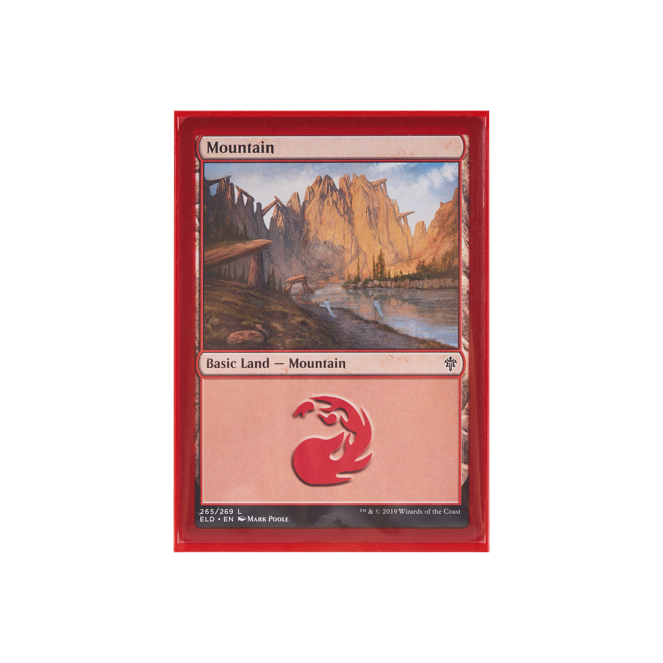 Arcane Fortress Synergy Bordered Inner Sleeves - Red