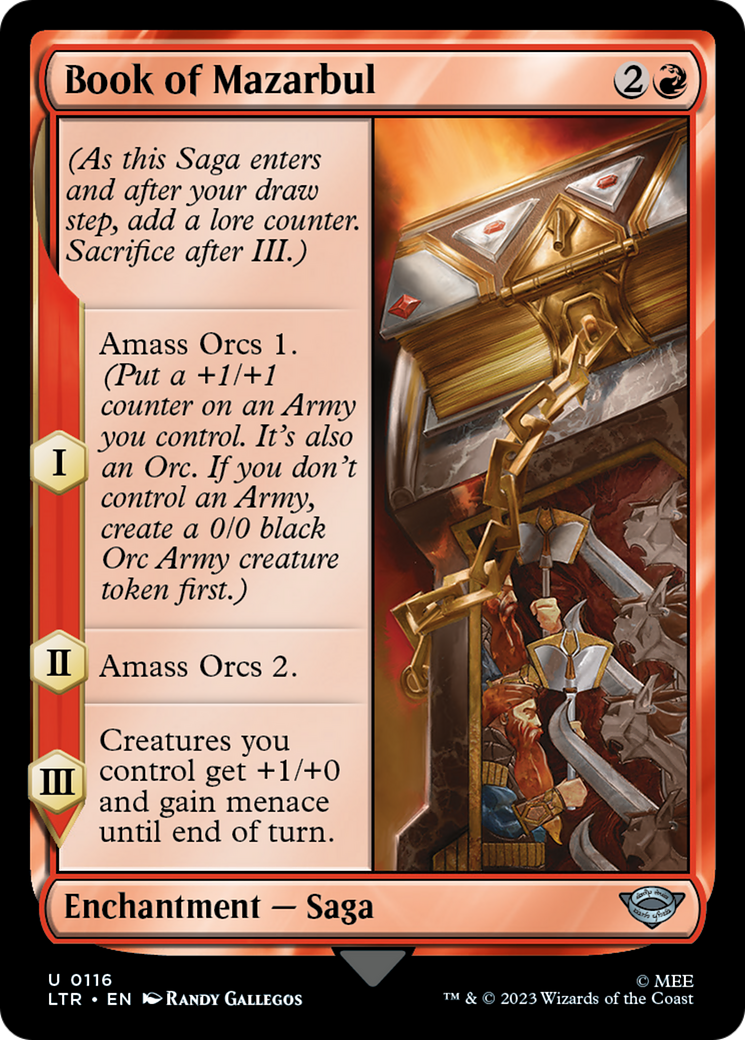 Book of Mazarbul (LTR) 116 - WZRD TCG