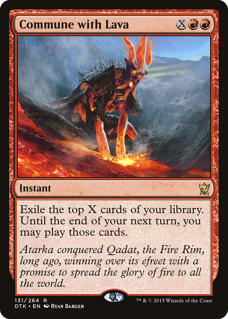 Commune with Lava (DTK) 131 - WZRD TCG