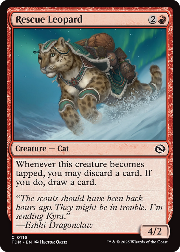 Rescue Leopard (TDM) 116 - WZRD TCG