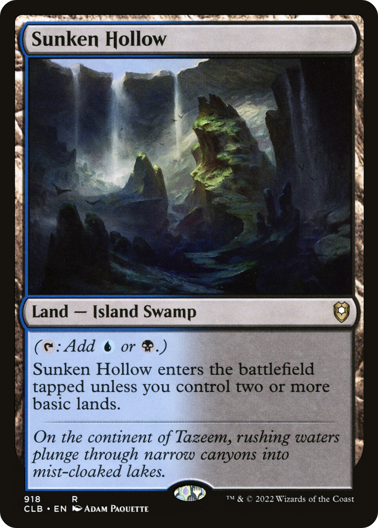 Sunken Hollow (CLB) 918
