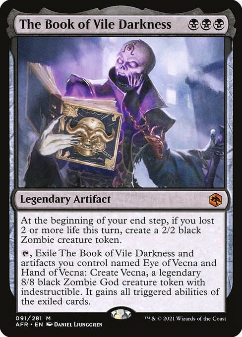 The Book of Vile Darkness front