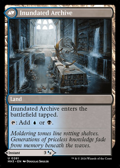 Waterlogged Teachings // Inundated Archive (Back)