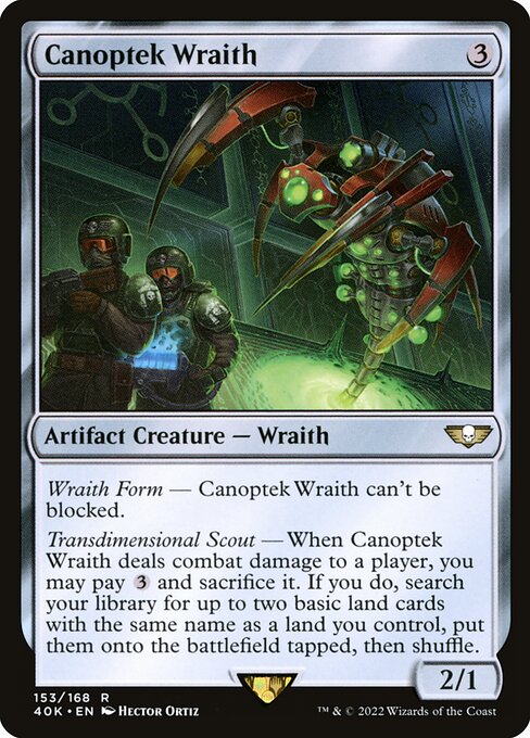 Canoptek Wraith front