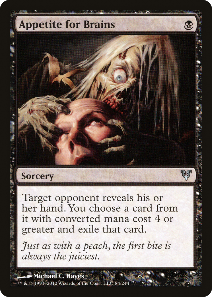 Appetite for Brains (AVR) 84 - WZRD TCG