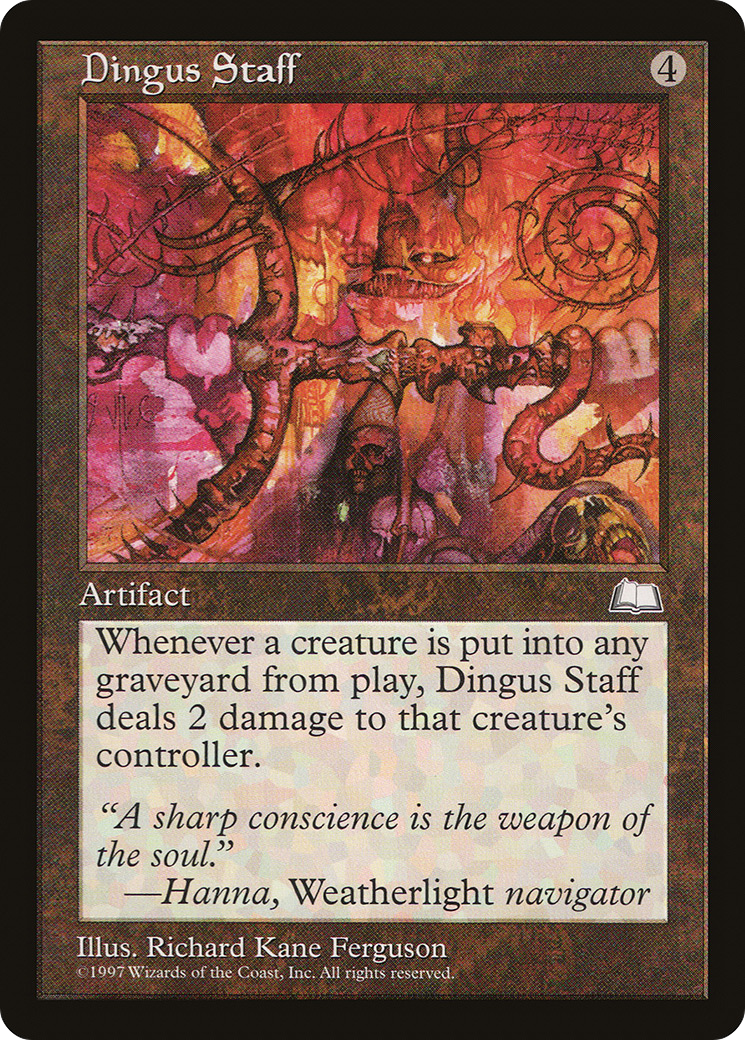 Dingus Staff (WTH) 149 - WZRD TCG