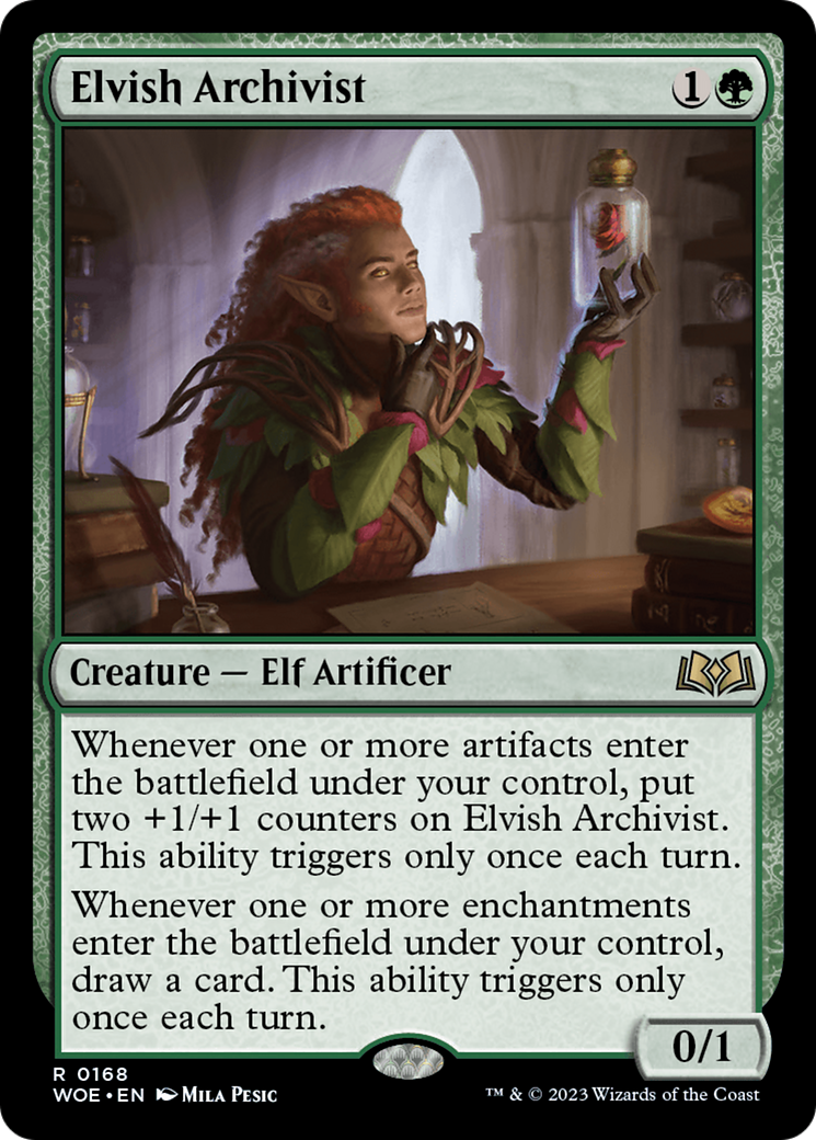 Elvish Archivist (WOE) 168
