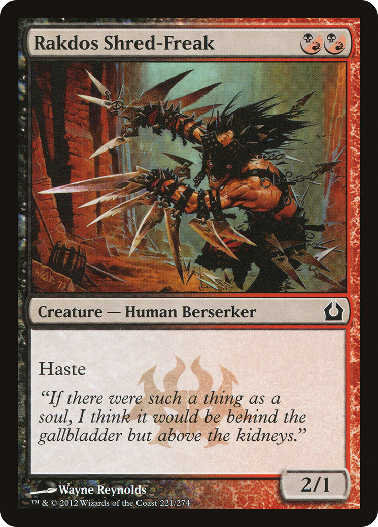 Rakdos Shred-Freak (RTR) 221