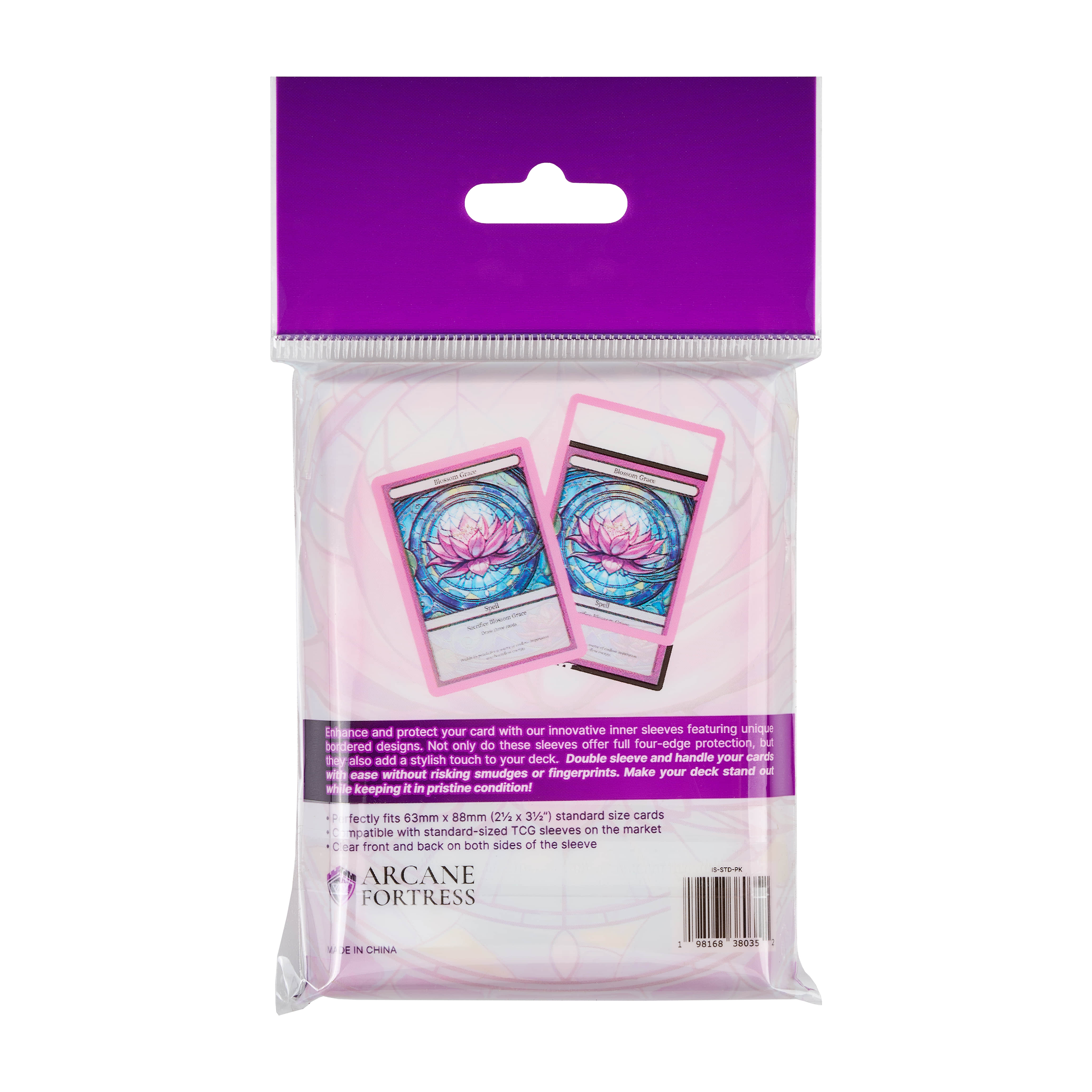 Arcane Fortress Synergy Bordered Inner Sleeves - Pink