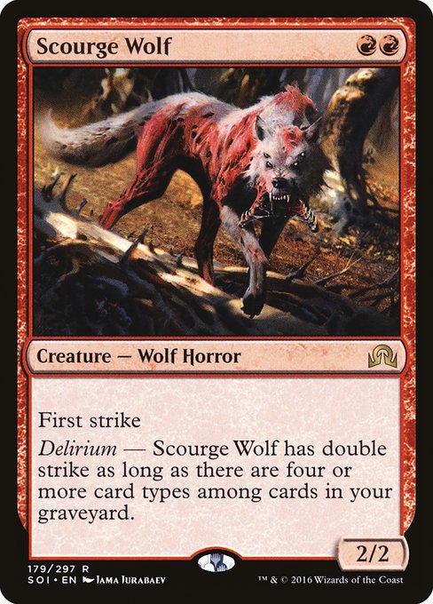 Scourge Wolf front