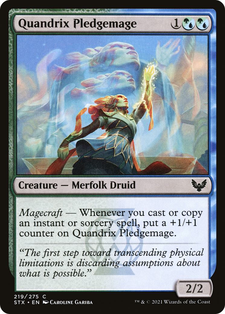 Quandrix Pledgemage (STX) 219