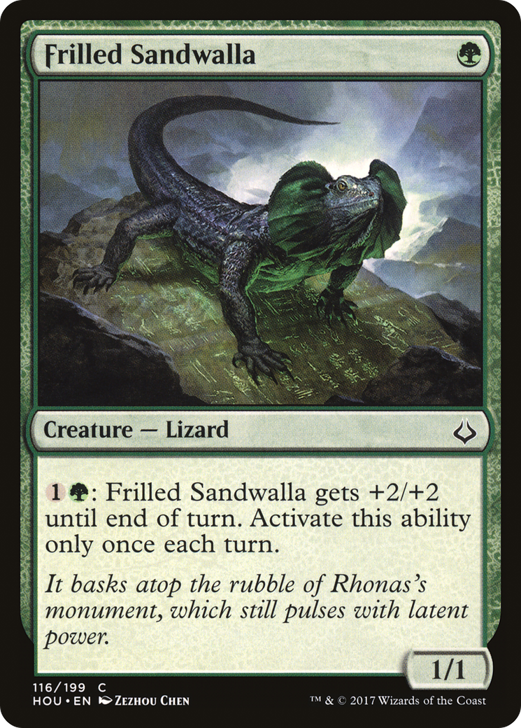 Frilled Sandwalla (HOU) 116 - WZRD TCG