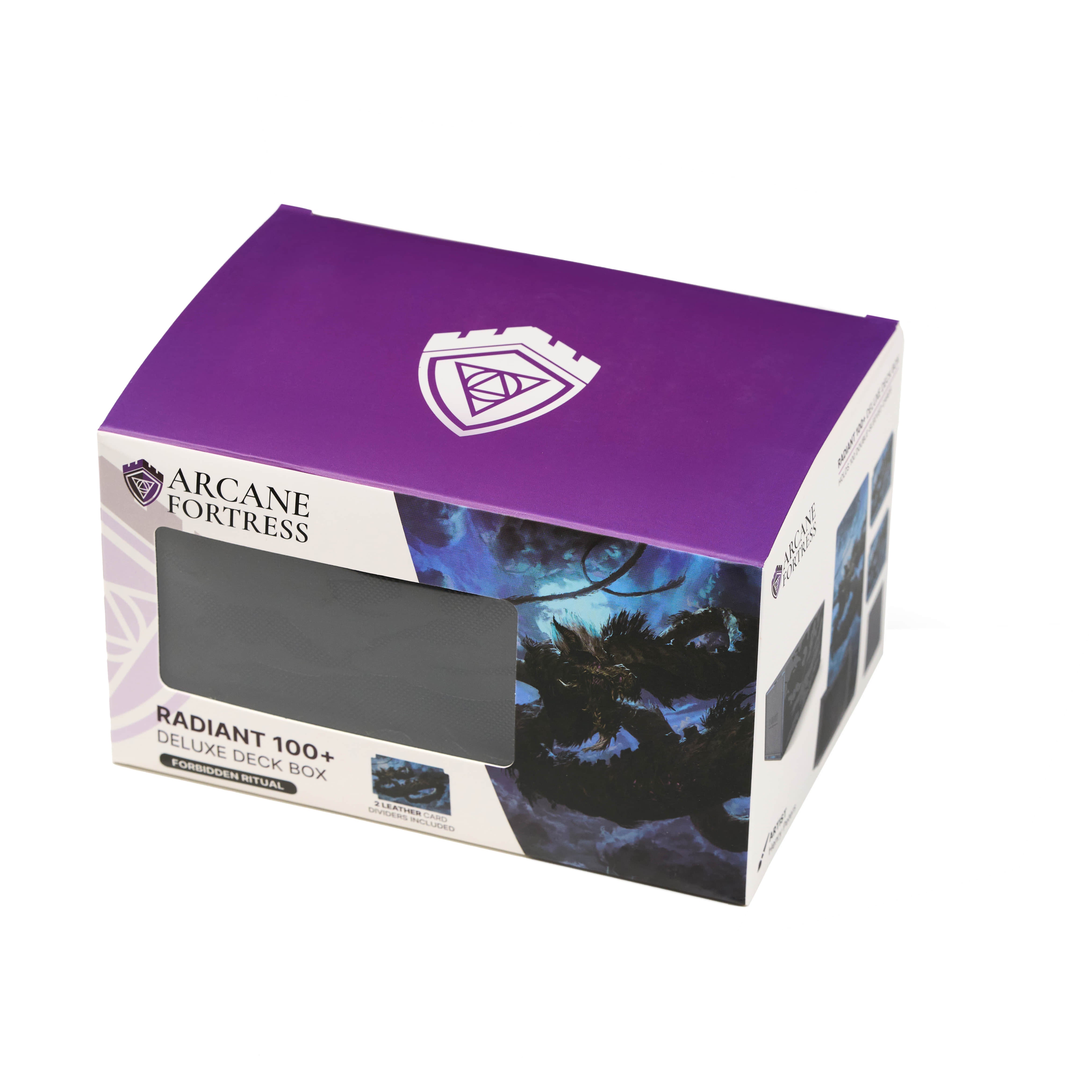 Arcane Fortress - Radiant 100+ Deluxe Deck Vault -BLACK-Forbidden Ritual