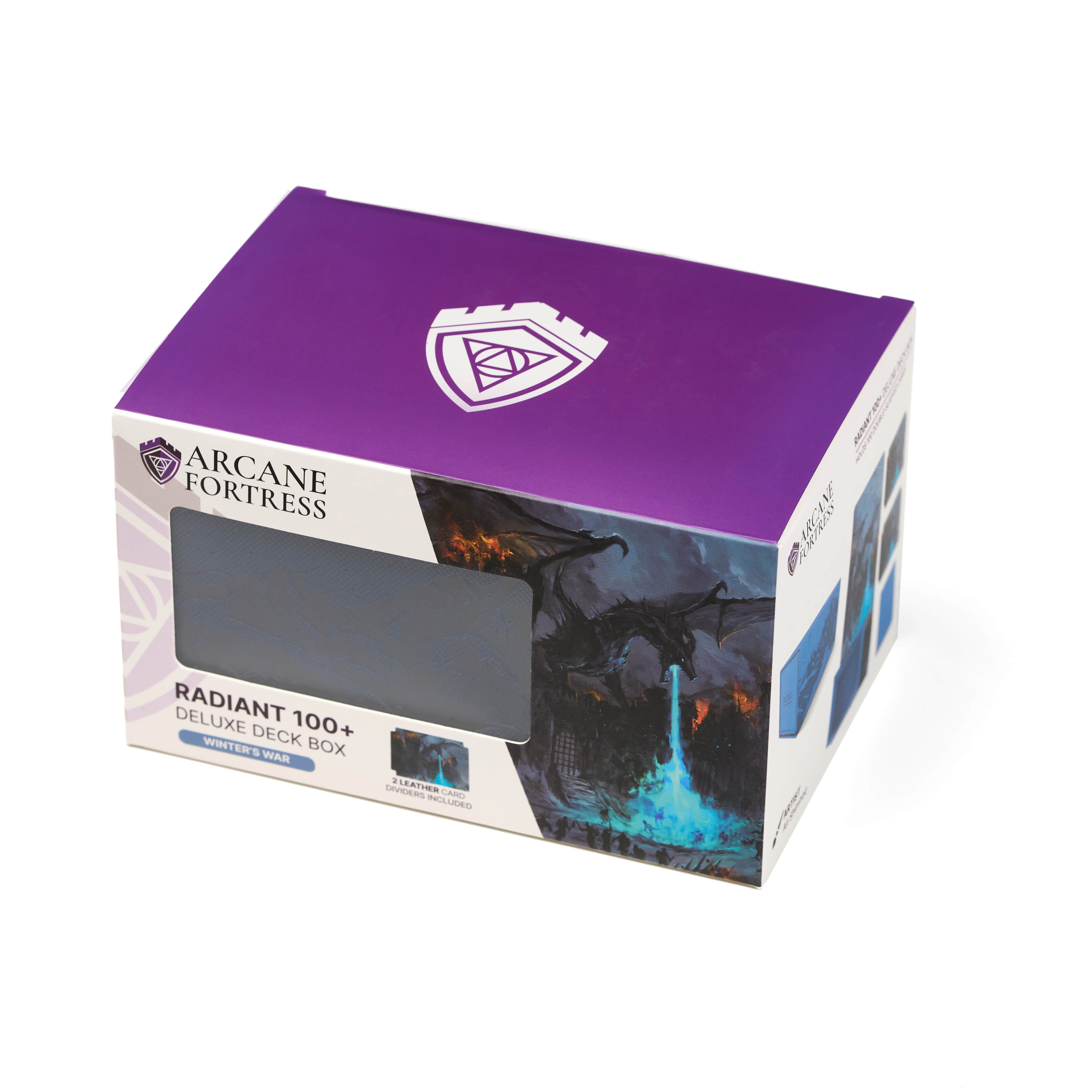 Arcane Fortress - Radiant 100+ Deluxe Deck Vault -BLUE-Winter's War
