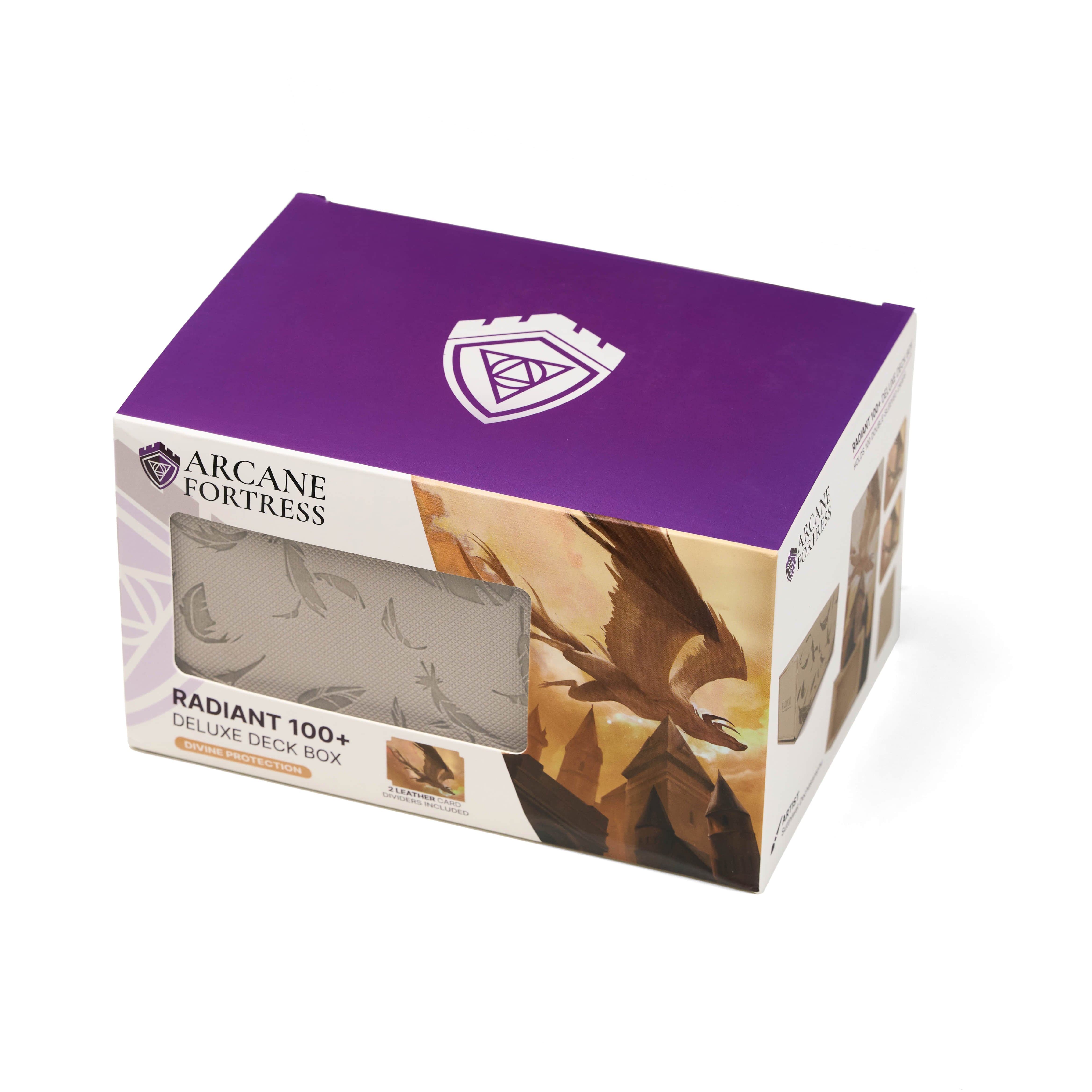 Arcane Fortress - Radiant 100+ Deluxe Deck Vault -WHITE-Divine Protection