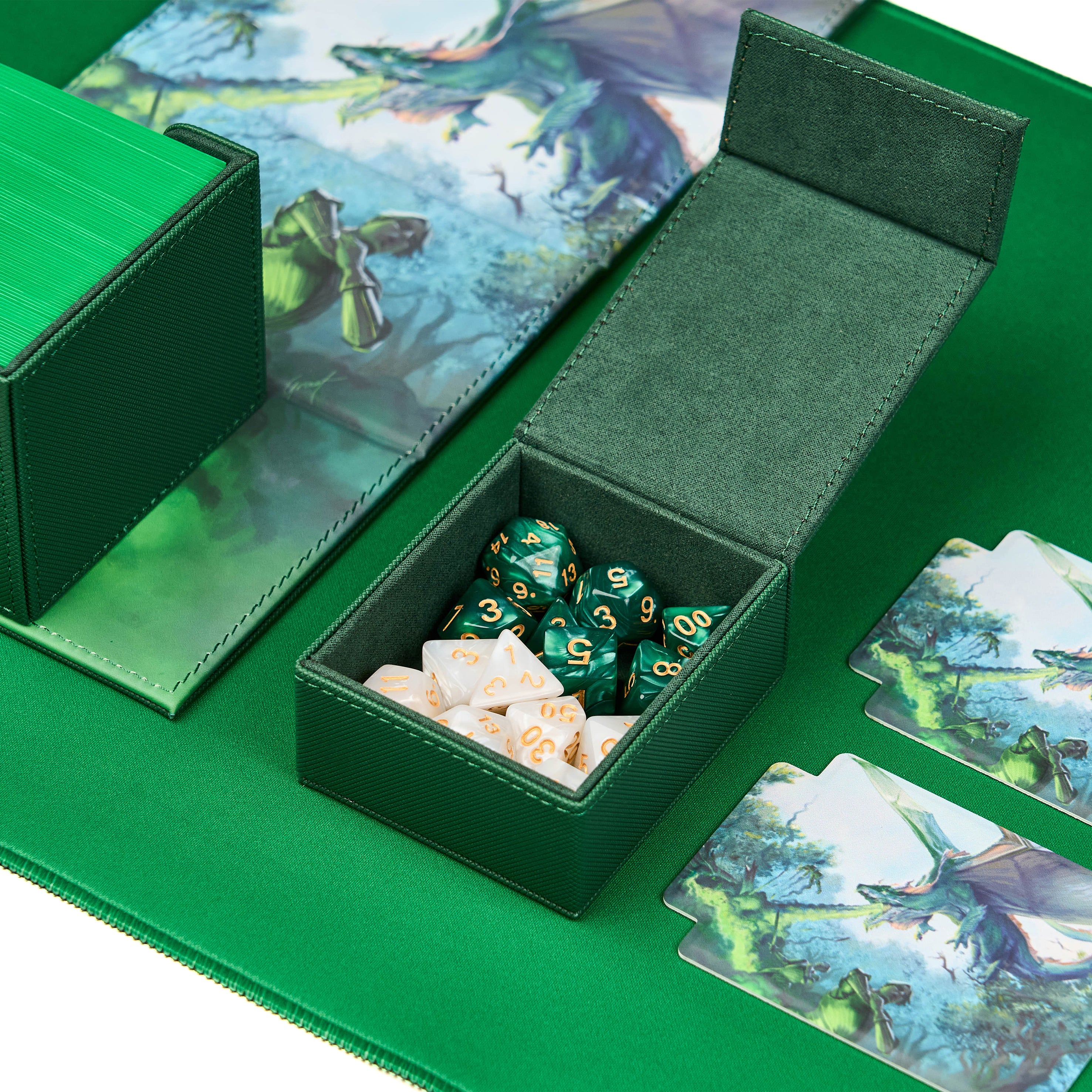 Arcane Fortress - Radiant 100+ Deluxe Deck Vault -GREEN-Natures Retribution