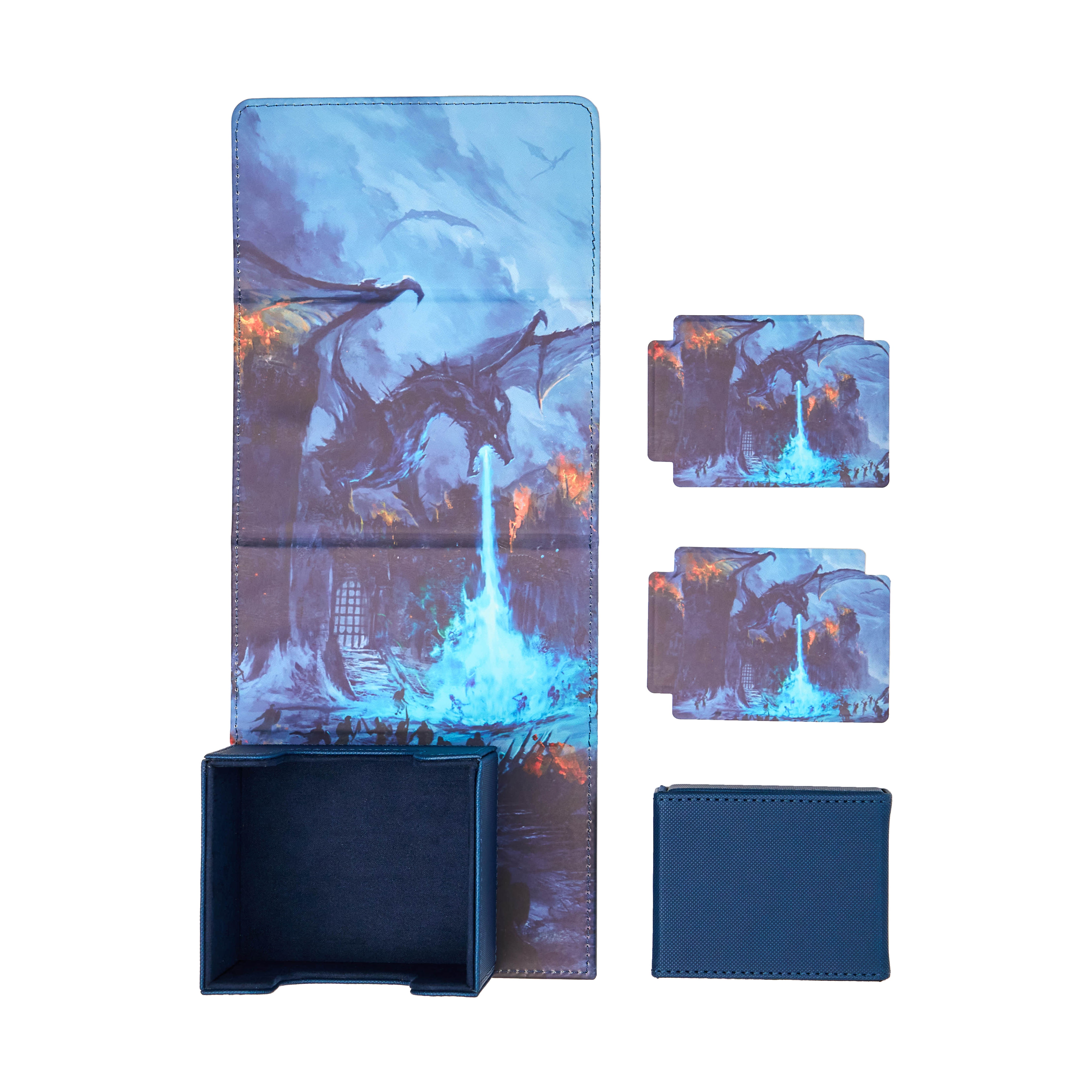 Arcane Fortress - Radiant 100+ Deluxe Deck Vault -BLUE-Winter's War
