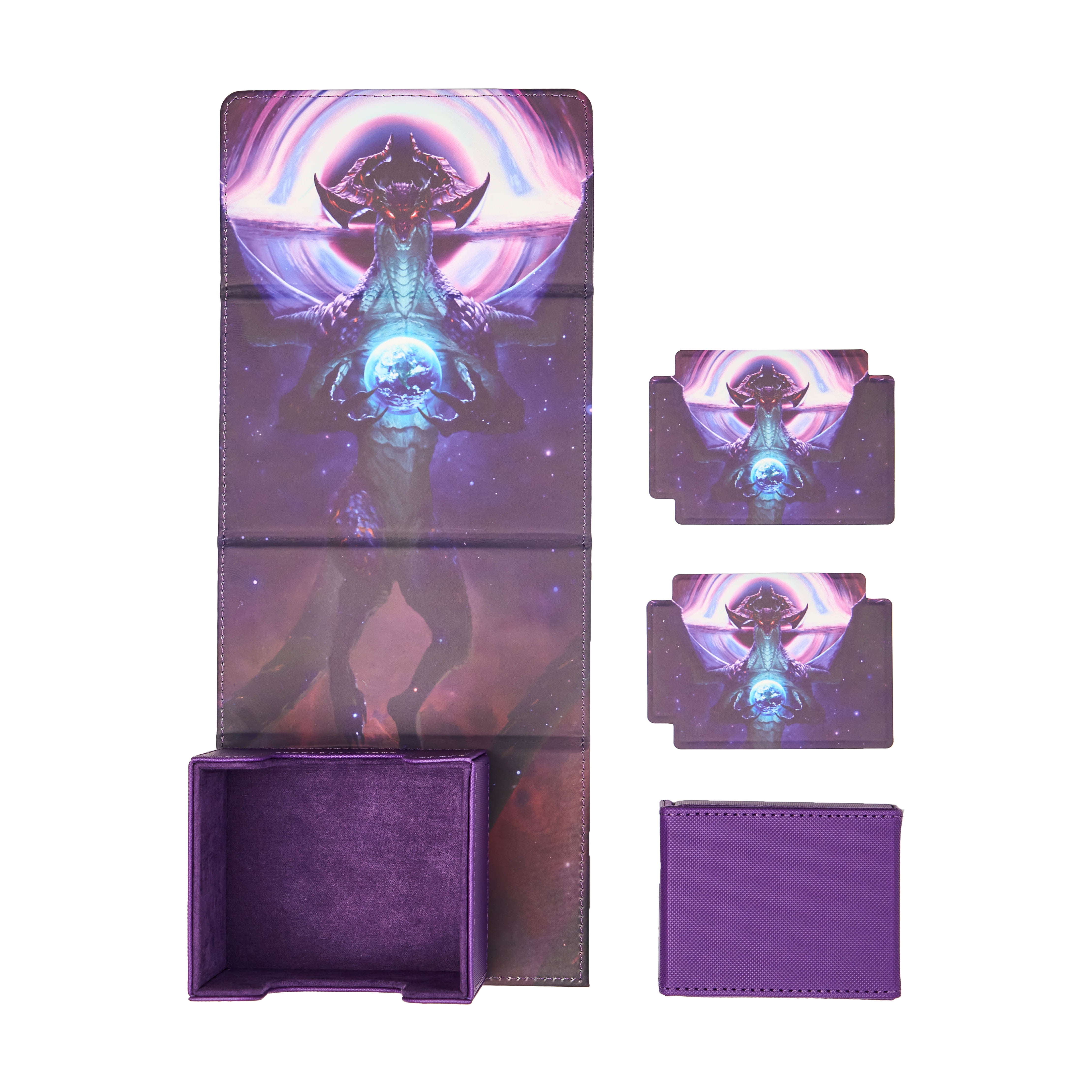 Arcane Fortress - Radiant 100+ Deluxe Deck Vault -PURPLE- Cosmic Genesis