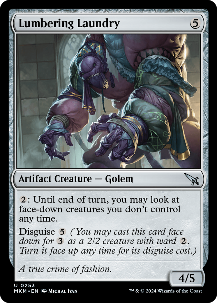 Lumbering Laundry (MKM) 253 - WZRD TCG