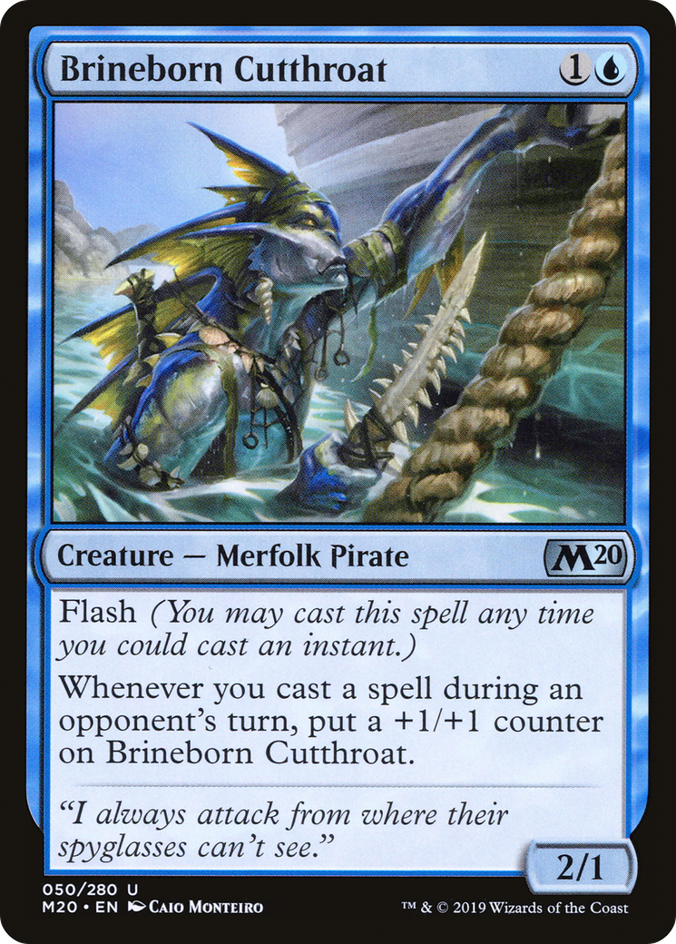 Brineborn Cutthroat (M20) 50 - WZRD TCG