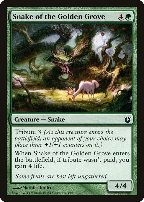 Snake of the Golden Grove front