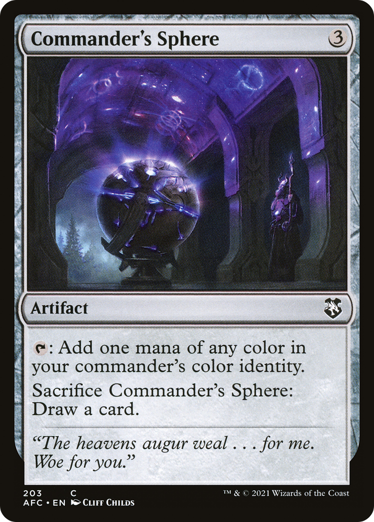 Commander's Sphere (AFC) 203 - WZRD TCG