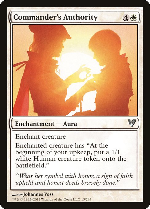 Commander's Authority front