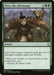 Press the Advantage front