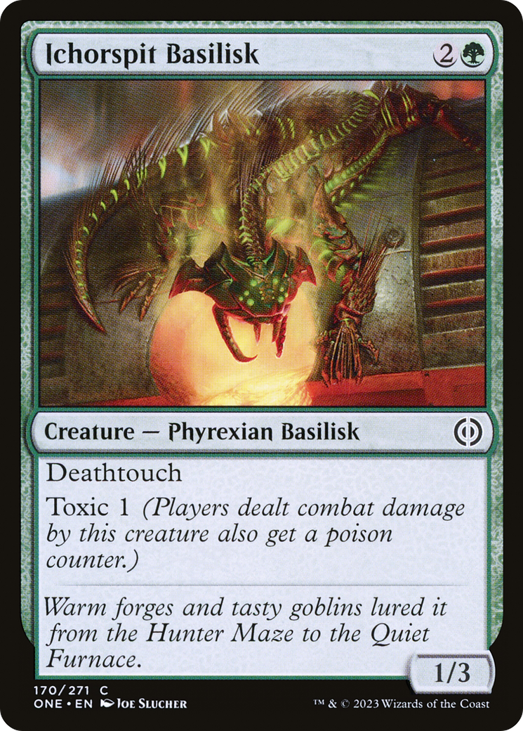 Ichorspit Basilisk (ONE) 170 - WZRD TCG