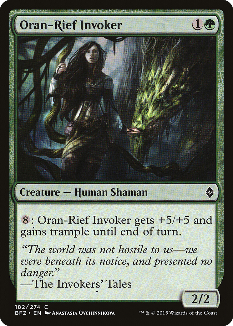 Oran-Rief Invoker (BFZ) 182 - WZRD TCG