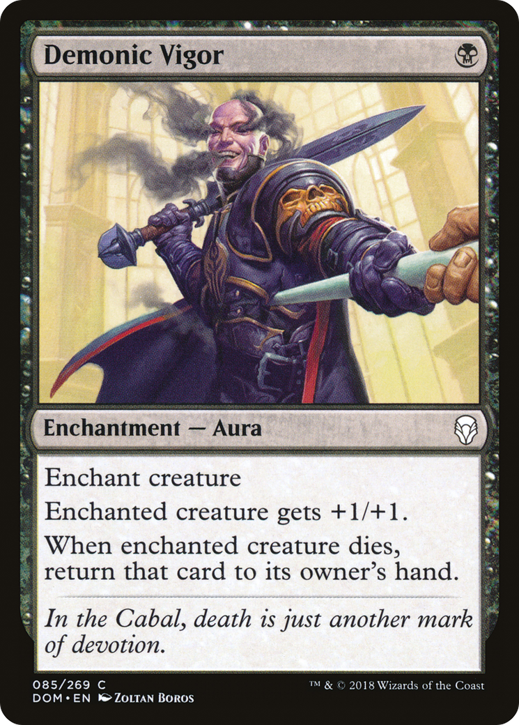 Demonic Vigor (DOM) 85 - WZRD TCG