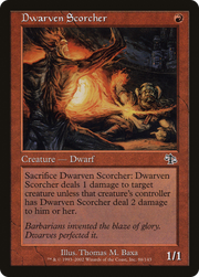 Dwarven Scorcher (JUD) 86 - WZRD TCG