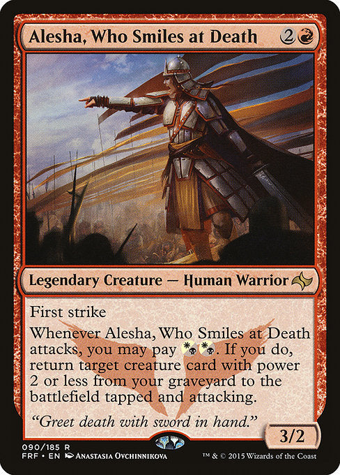 Alesha, Who Smiles at Death front